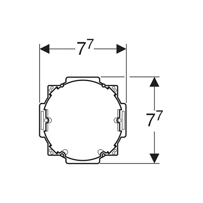 Geberit 244.999.00.1 DUOFRESH Mounting Kit