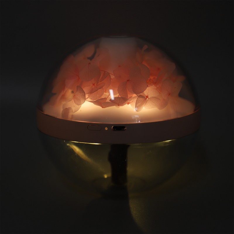 Essential Oil Diffuser Mini LED 270ml Pink Eternal Flower Aroma