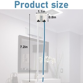 S99270981 Replacement Power Cord Connector for Broan & NuTone Exhaust Exhaust Fan, 10A 125V 18AWG Electrical Outlet, 1-Pack