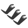 10Pcs Oscillating Saw Blade Sickle Shape High Speed Steel Multitool