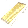 10pcs 4mm Fiberglass Running Wire Cable Electrical Fish Tape Pull