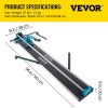 Manual 48"/1200mm Tile Cutter Machine with Laser Guide for Cutting
