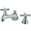KINGSTON BRASS KS4471ZX Millennium Widespread Lavatory Faucet with Brass Pop-Up,