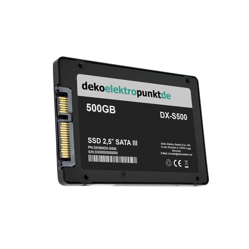 dekoelektropunktde 500GB SSD Festplatte passend für Acer Predator Helios 300