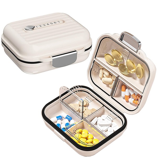 Waves Pill Case for Week Medicine Case Travel Pill Case
