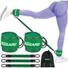 Resistance Bands Set with Ankle Straps, Glutes Workout Equipment, Ankle