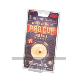 1 and 7/8 inch (47.5mm) Aramith Pro Cup Cue Ball