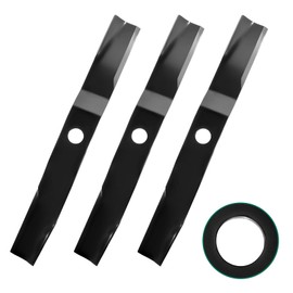 Belleone Heavy-Duty Blades Compatible with Kubota K5647-34340, K5651-34340 for 60" Decks, Mower Blades Fits on ZD21, ZD25, ZD28, ZD321, ZD326, ZD331, ZG327, 3 Pack