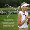 GRAZDesign Printed Golf Towel Gift for Golfers in White with