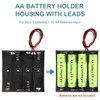 VWEICYY 2PACK 4 AA Battery Holder housing with Leads,2PCS 4
