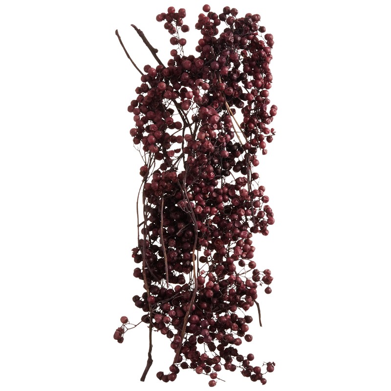 Daichi Farm DO003380-400 Preserved Flowers, Pepperberry Preserved, Purple, Approx. L