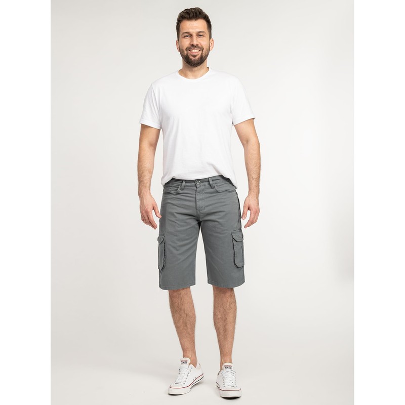 Rock Creek Men's Cargo Shorts H-378, gray
