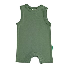 PARADE Organic Tank Rompers - Essentials Camper Green 2T