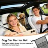 Dog Car Barrier Net Divider with 2 Large Storage Pockets