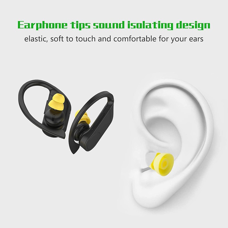 Replacement Eartips Silicone Earbuds Buds Set Earplug Compatible with PowerBeats