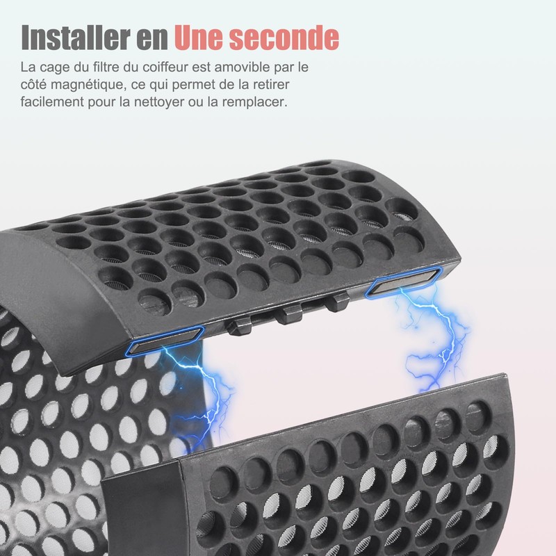 WYWY.Wide Filter Lid and Cleaning Brush for Dyson HS01 HS05