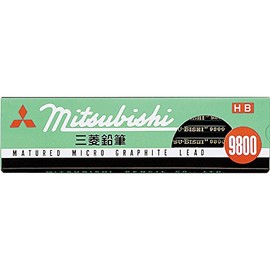 Mitsubishi Pencil Co, Ltd. 9800 pencil dozen (12 pieces) HB K9800HB (japan import), 3 Set