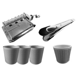 3594 PPLS [Hand Crank DIY Music Box Series] 30 Sounds Organate Puncher & White Sheet Sheet Included