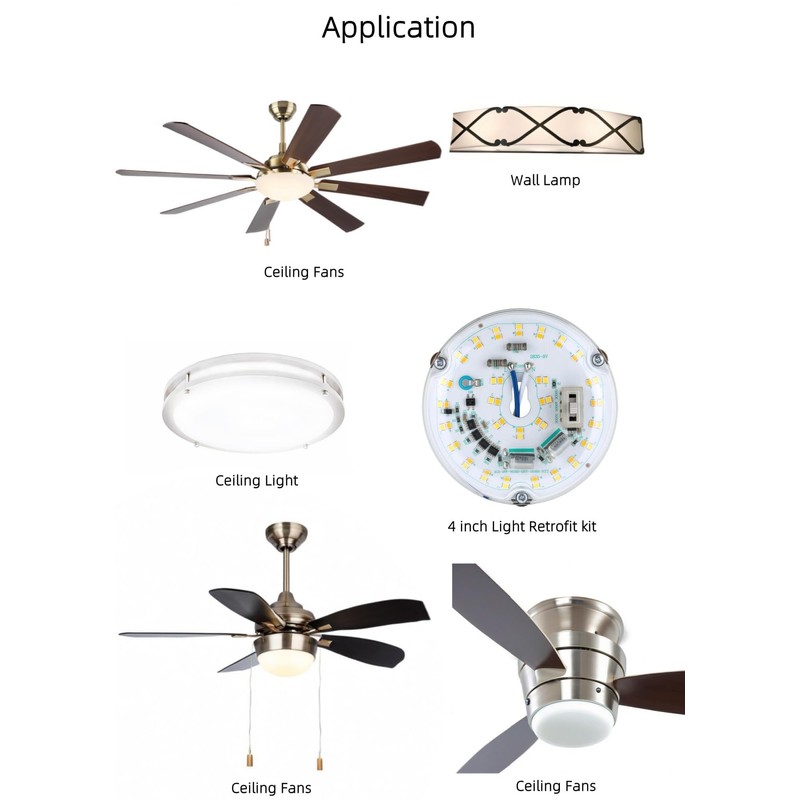 LED Ceiling Fan Light Retrofit Kit, 4 Inch, Ceiling Light