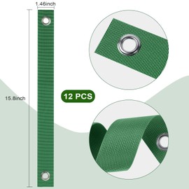 Jevrench 12 PCS Tree Straps for Staking, Tree Support Straps for Guying Staking Newly Planted Sapling Straight and Hurricane Protection, Heavy Duty Tree Stake Straps for Straightening | Jevrench