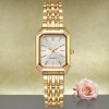 Reloj De Mujer Original Impermeable Moda Dorado