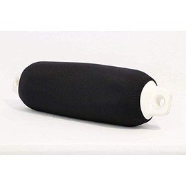 Bumper Buddies Boat Fender Cover (2 per pkg) Fits Taylor Made Large #1028 (26"x20") by Kansas Creations (Black)