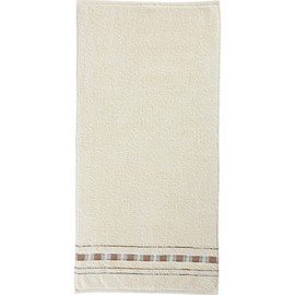Erwin Müller Hand Towel Pack of 2 Walk Terry Towels Natural Size 50 x 100 cm