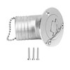 Boat Deck Filler 45° 316 Stainless Steel 38mm Flip Fill