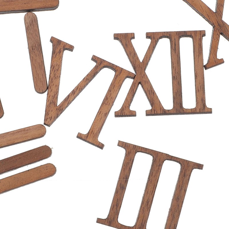 OSALADI Clock Numbers Roman Clock Numerals, 3D DIY Wall Clock