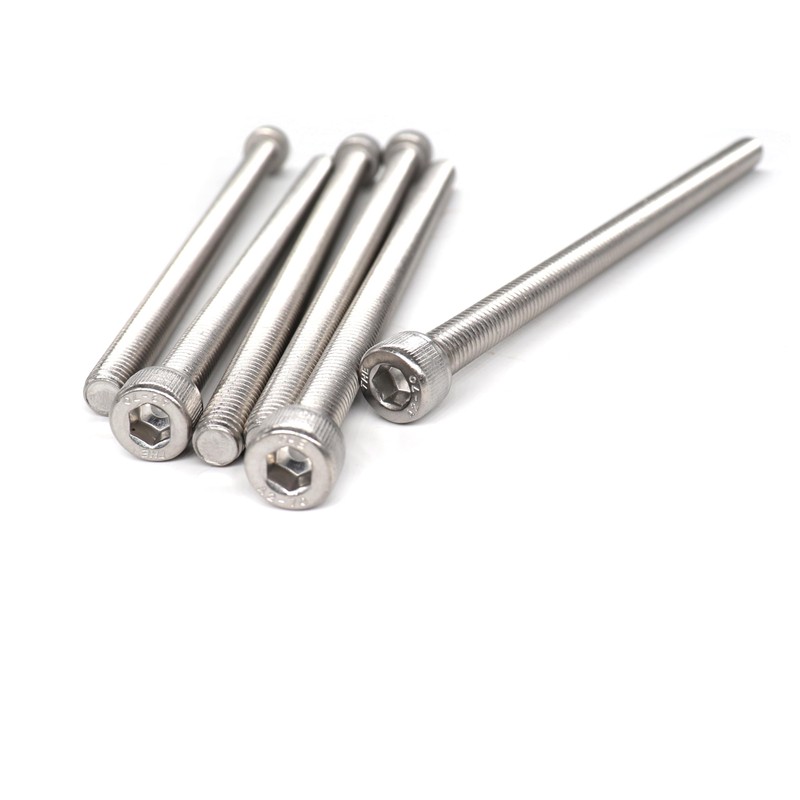 binifiMux 6pcs M8 x 160mm - 1.25mm Pitch Hex Socket