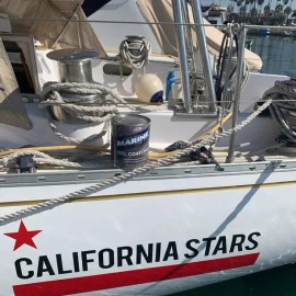 Marine Coat One, Clear Gelcoat Repair Kit For Boat - (Clear Without Wax, Quart)