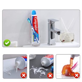WANGCL Toothpaste Caps 6 Pcs Self Locking Toothpaste Dispenser for Any Home