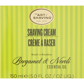 The Art of Shaving Shaving Cream for Men - Shaving Cream Mens Beard Care, Protects Against Irritation and Razor Burn, Clinically Tested for Sensitive Skin, Bergamot & Neroli, 5 Ounce