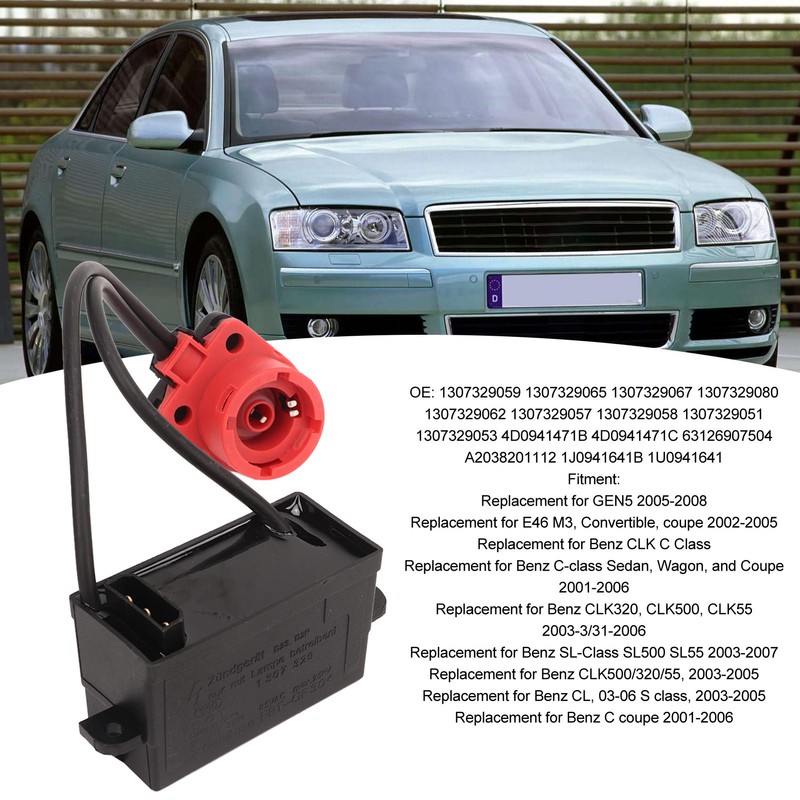 3PIN D2S D2R Xenon Bulb Ignitor 1307329059 Headlight Ballast Igniter