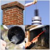 PATIKIL 3inch Chimney Brush, 2pcs Chimney Cleaning Brush Round Sweep