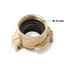 Brass Quick Coupling / Connector for water hose DN25 -