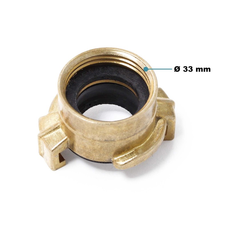 Brass Quick Coupling / Connector for water hose DN25 -