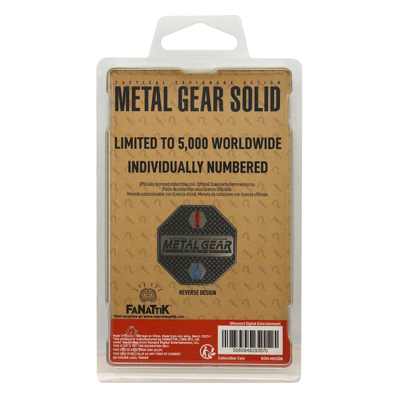 Metal Gear Solid Limited Edition Collectible Coin | Solid Snake