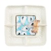 Mud Pie Oyster Section Server; Server 11" x 11" |