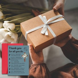 Raddimelo Thank You Cards for Pastor, Pastor Gifts for Men Women, Pastor Appreciation Gifts for Him Her, Christian Cards for Pastor, Religious Church Pastoral Gifts, Christmas Birthday Gifts