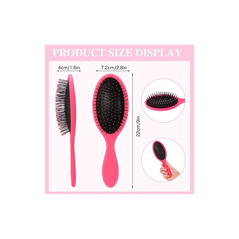 Nuenen 6 Cepillos de Cabello Húmedo para Mujeres Cepillo Desenredante
