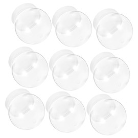10Pcs Clear Plastic Snow Globe Diy Craft Kits for Christmas Decorations Fillable Water Globes for Creative Projects for Holiday Keepsakes and