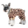 PUPTECK Soft Fleece Dog Pajamas for Small Medium Dogs, Adorable