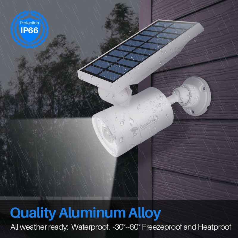 DrawGreen Solar Motion Sensor Light Outdoor of 2, Motion Sensor