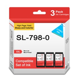 Mooxrbog Red Ink Cartridge Replacement for Pitney Bowes SL-798-0, 3-Pack (17 ML), Compatible with SendPro C200 C300 C400 C425, Pigment-Based, High Page Yield (1500 Impressions), Red Ink