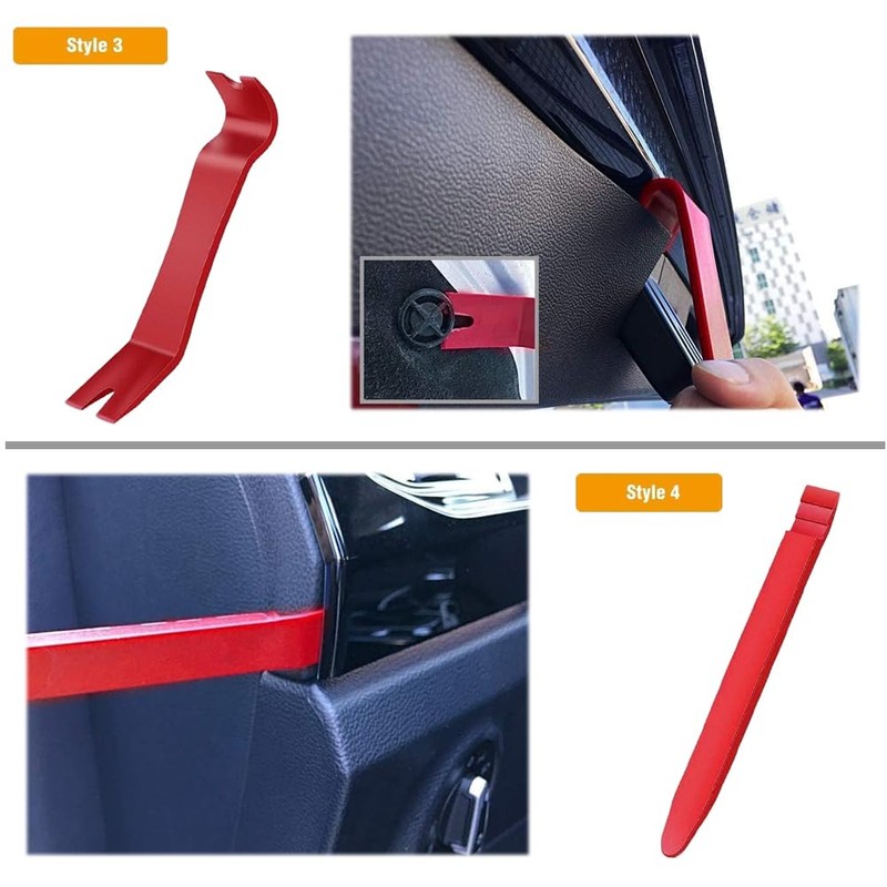 ToBeBold Interior Stripping, Inner Lining, Peel Off Panel, Clip Clamp