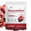 Astaxanthin 12 mg Capsules with Oxidation Protection - Powerful Astaxantina