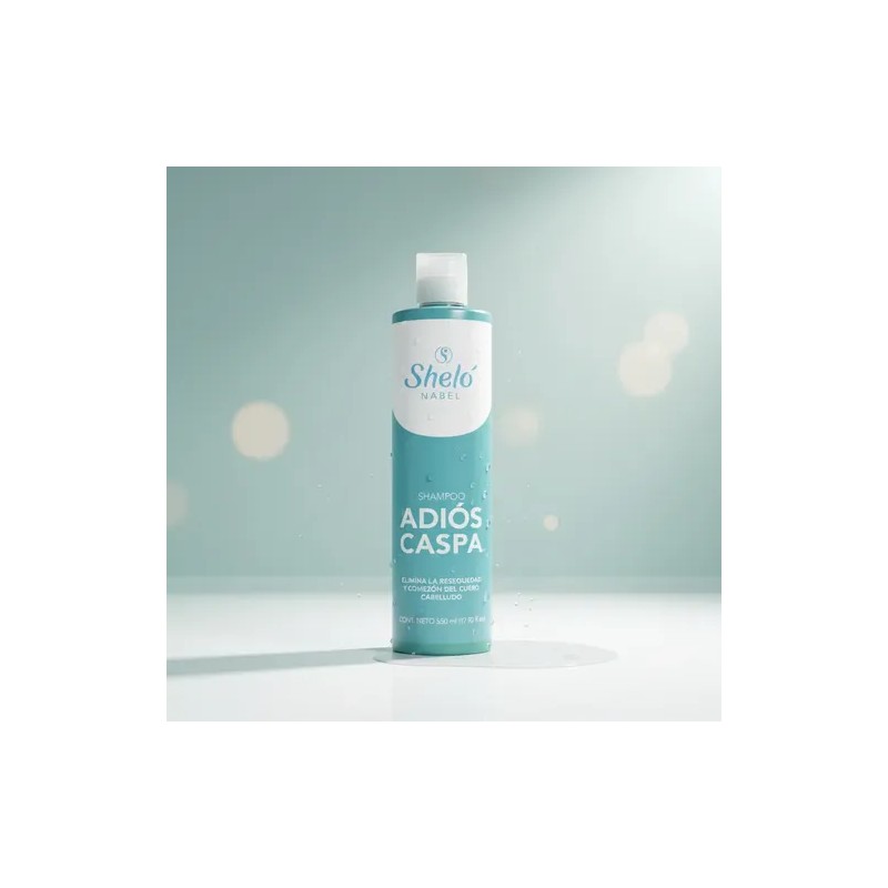 Shampoo Adiós Caspa 530ml Elimina La Resequedad Shelo Nabel