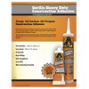Gorilla Heavy Duty Construction Adhesive, 9 ounce Cartridge, White, (Pack