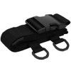 Black Professional Lightweight Adjustable Fishing Rod Holder Waist Belt Strap